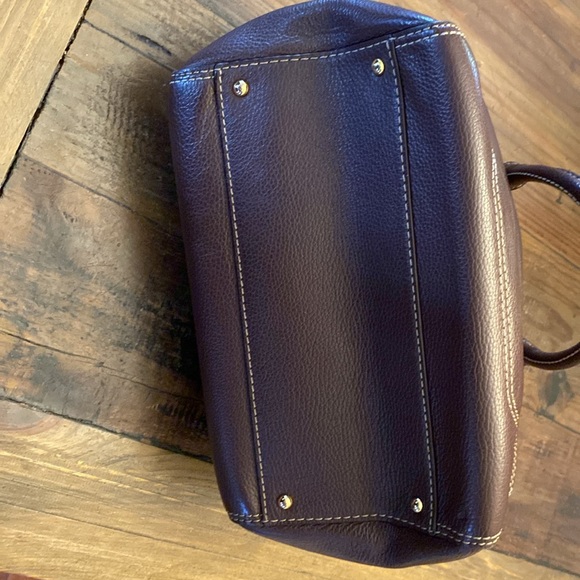 Lauren Ralph Lauren Brown Leather Doctor Handbag - Picture 5 of 6